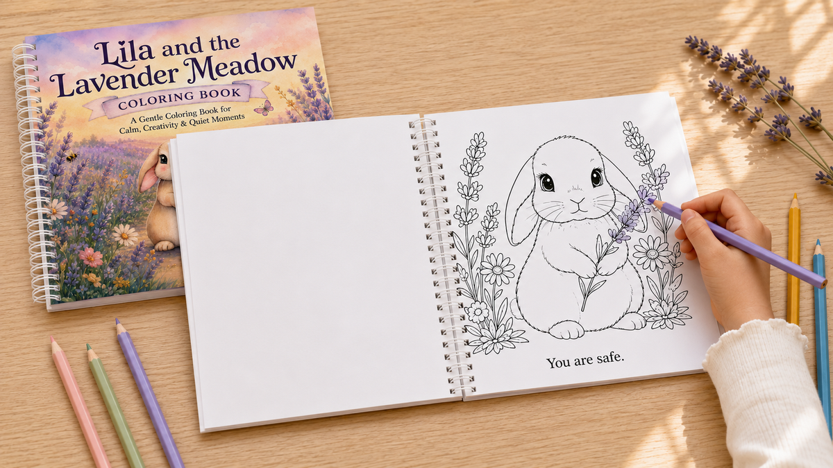 Lila and the Lavender Meadow Coloring Book