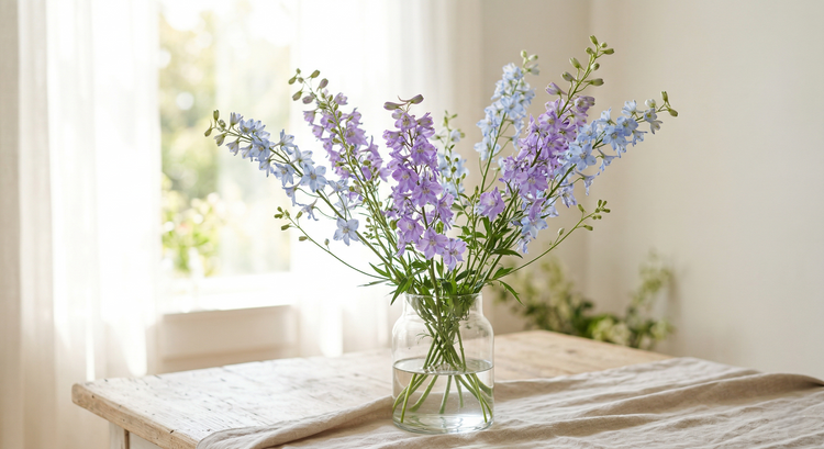 July (Larkspur | Water Lily)