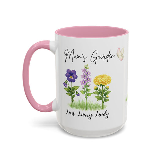 Mom’s Garden Personalized Mug- A garden grown from love.