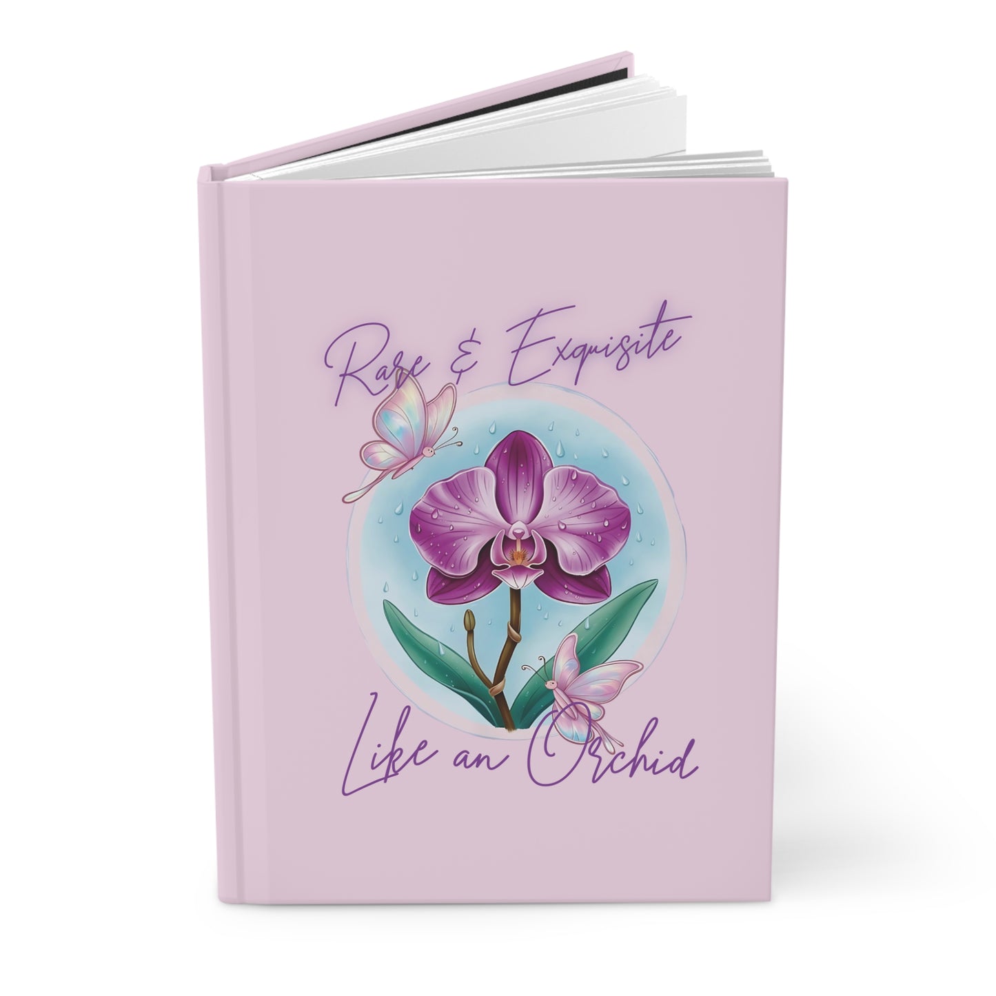 Orchid Elegance Hardcover Journal