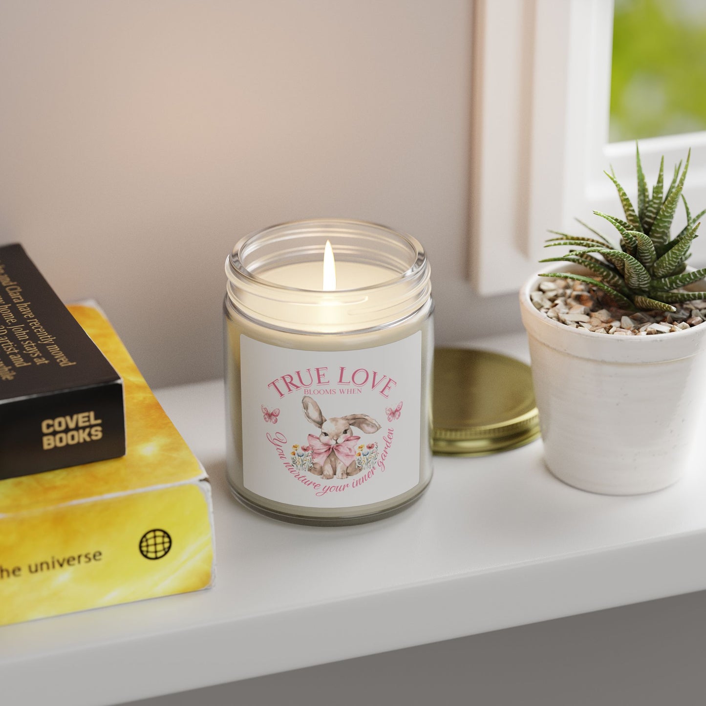 True Love Blooms Candle