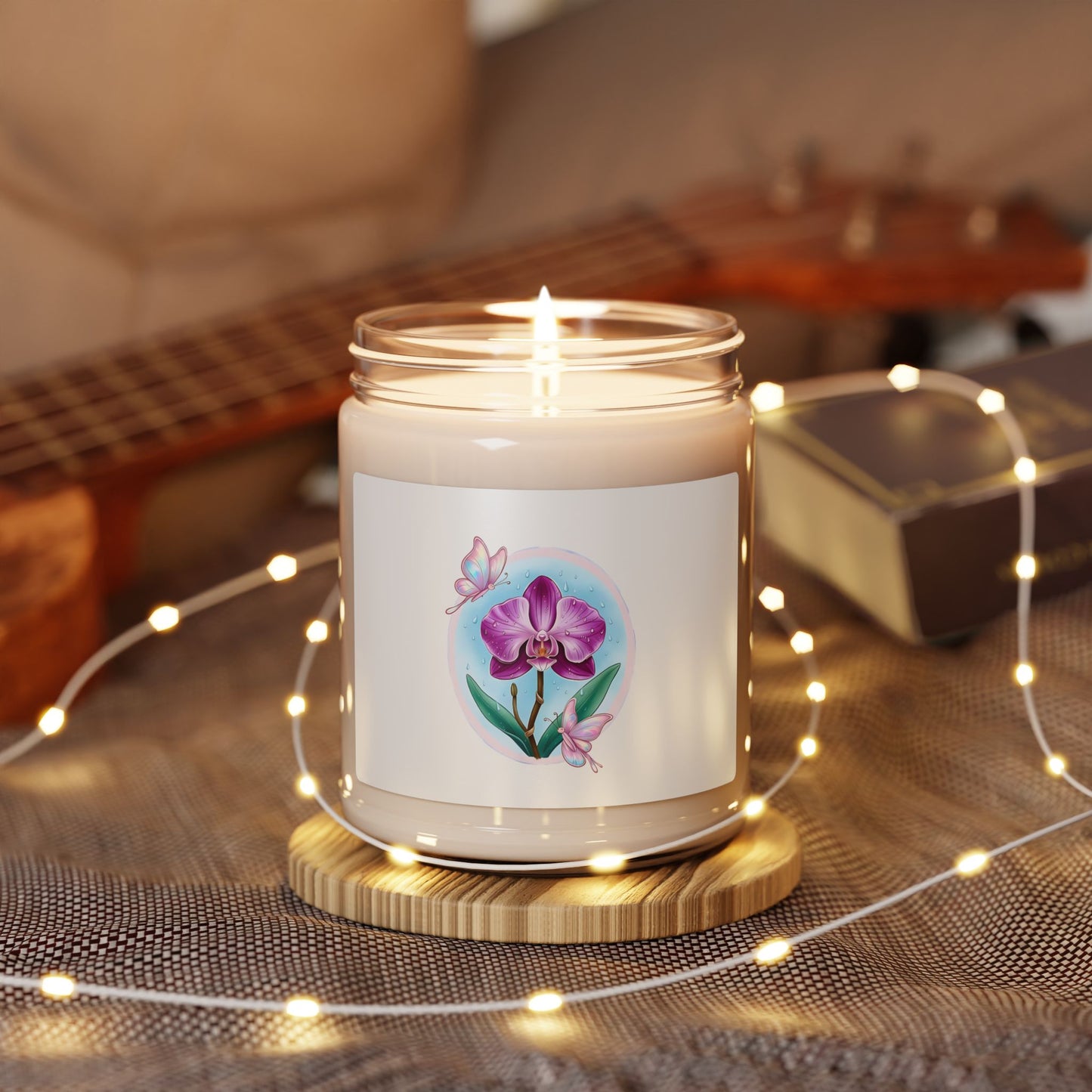 Orchid Elegance Scented Soy Candle