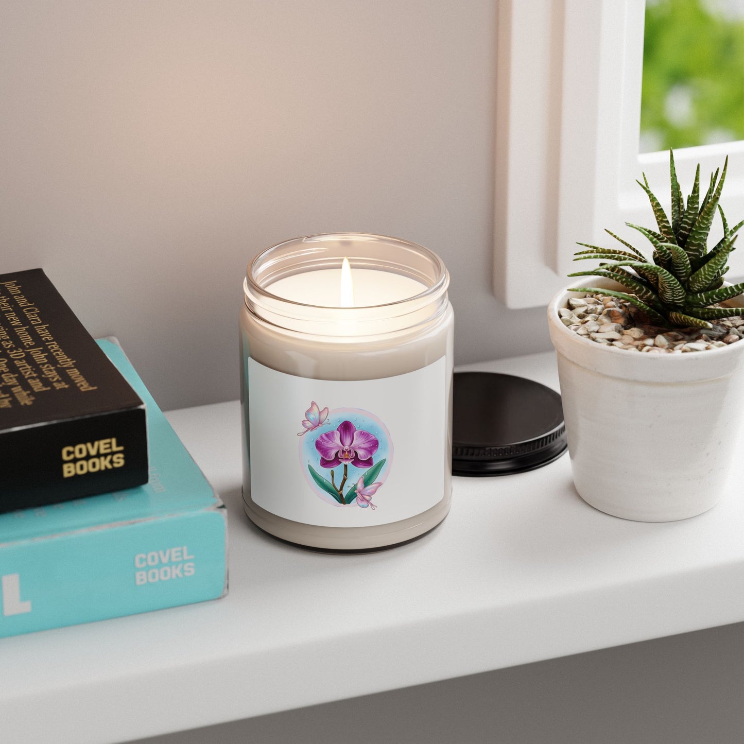 Orchid Elegance Scented Soy Candle