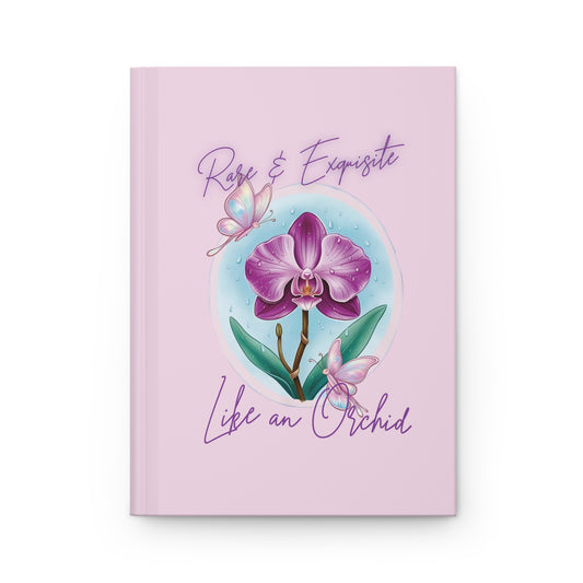 Orchid Elegance Hardcover Journal